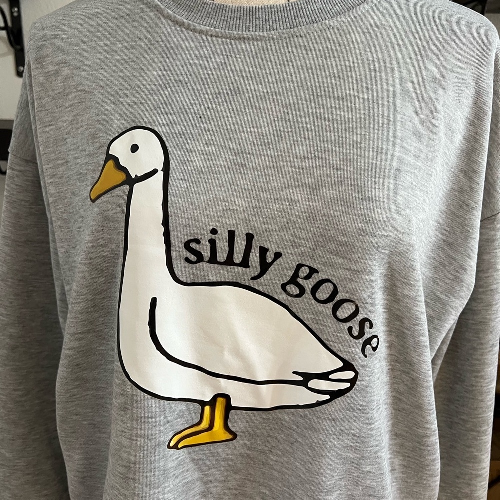 Gray Silly Goose Sweatshirt